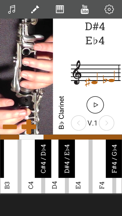 2D Clarinet Fingering Chart screenshot 3