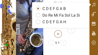 2D Saxophone Fingering Chart screenshot 2