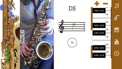 2D Saxophone Fingering Chart screenshot 3