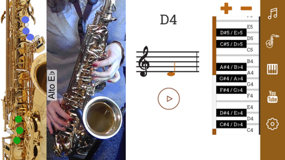 2D Saxophone Fingering Chart screenshot 4