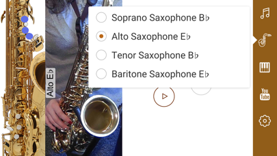2D Saxophone Fingering Chart screenshot 1