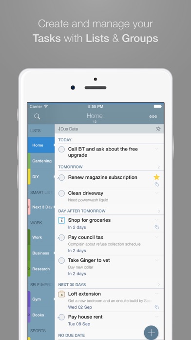 2Do - Todo List, Tasks & Notes screenshot 5