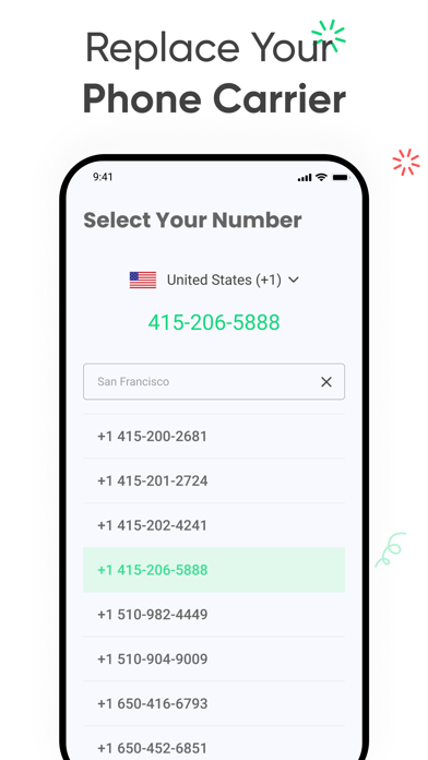 2nd Line US Number & eSim Data screenshot 1