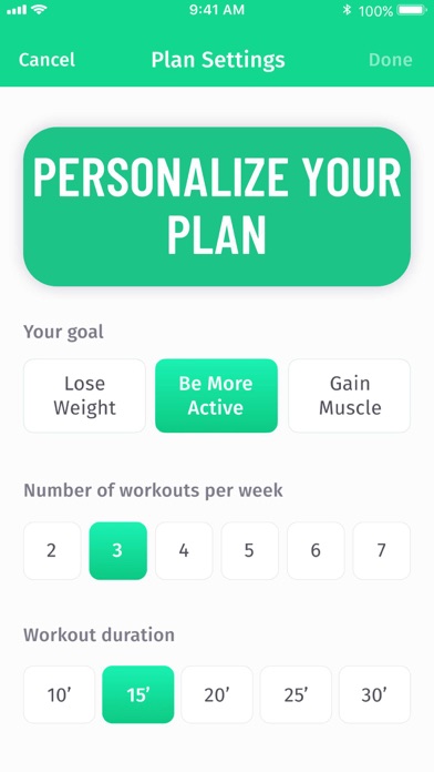 30 Day Fitness - Home Workout screenshot 1