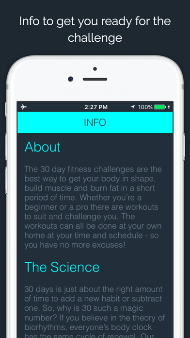 30 Day - Squat Challenge screenshot 1
