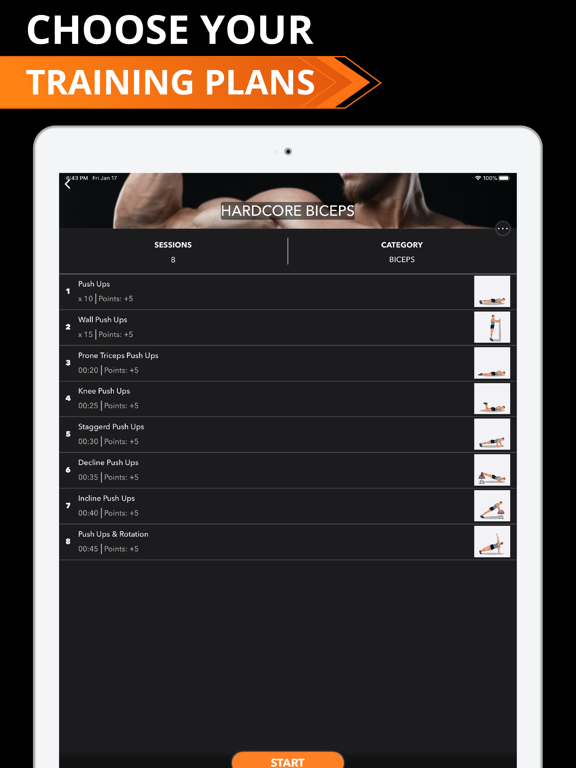 30 Day Workout Challenge Sport screenshot 3