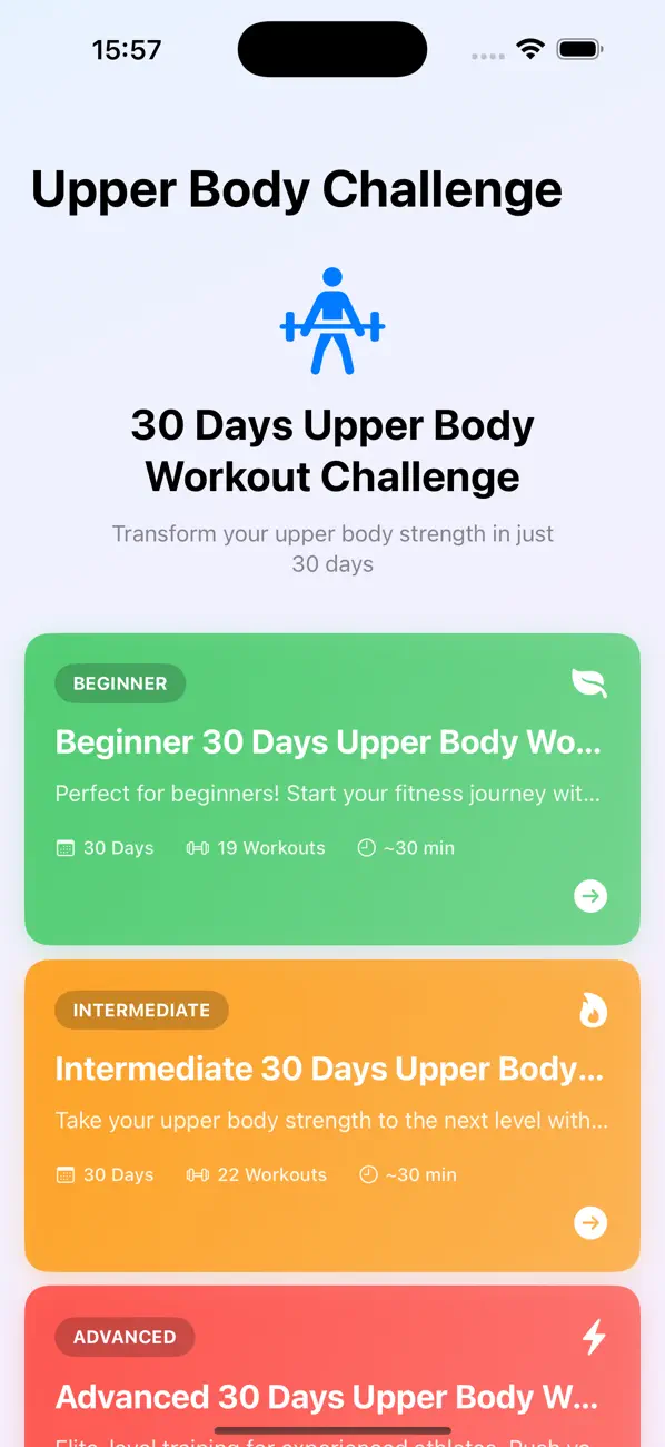 30 Days Upper Body Workout screenshot 6