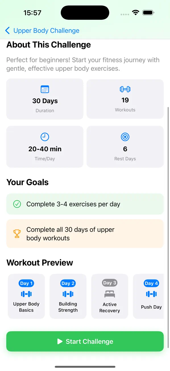 30 Days Upper Body Workout screenshot 4