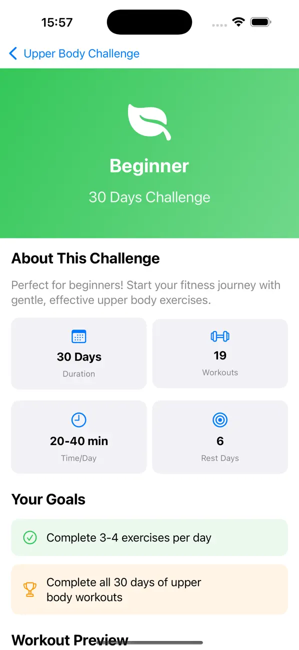 30 Days Upper Body Workout screenshot 5