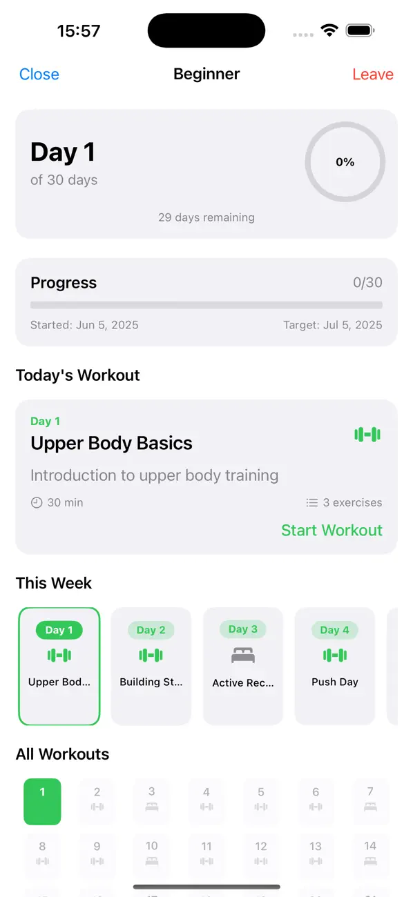30 Days Upper Body Workout screenshot 3