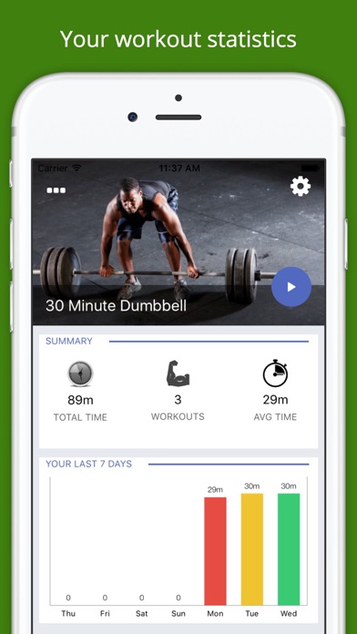 30 Min Dumbbell Workout Challenge Free Lose Weight screenshot 5