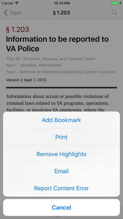 38 CFR - Pensions, Bonuses, and Veterans (LawStack screenshot 3