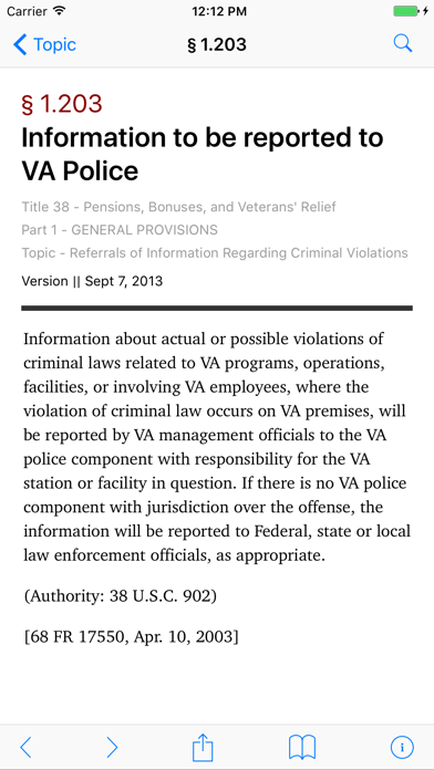38 CFR - Pensions, Bonuses, and Veterans (LawStack screenshot 4