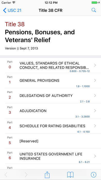 38 CFR - Pensions, Bonuses, and Veterans (LawStack screenshot 5