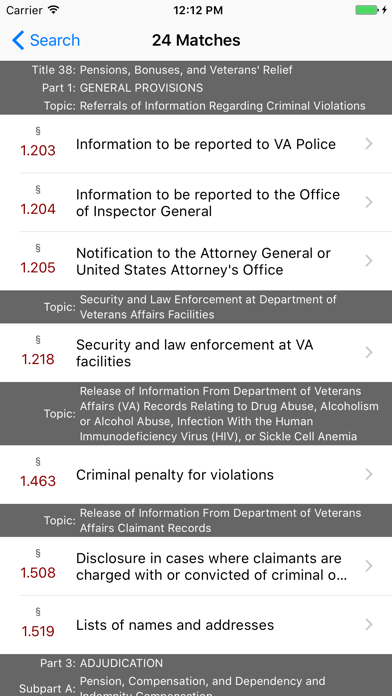 38 CFR - Pensions, Bonuses, and Veterans (LawStack screenshot 1