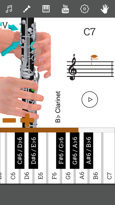 3D Clarinet Fingering Chart screenshot 4