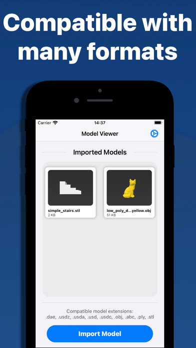 3D Model Viewer - AR & Print screenshot 1