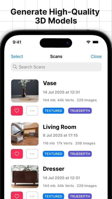 3d Scanner App™ screenshot 2