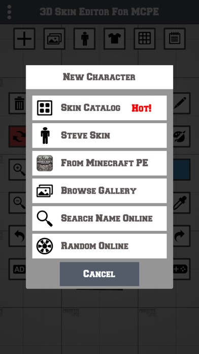 3D Skin Editor for MCPE screenshot 3
