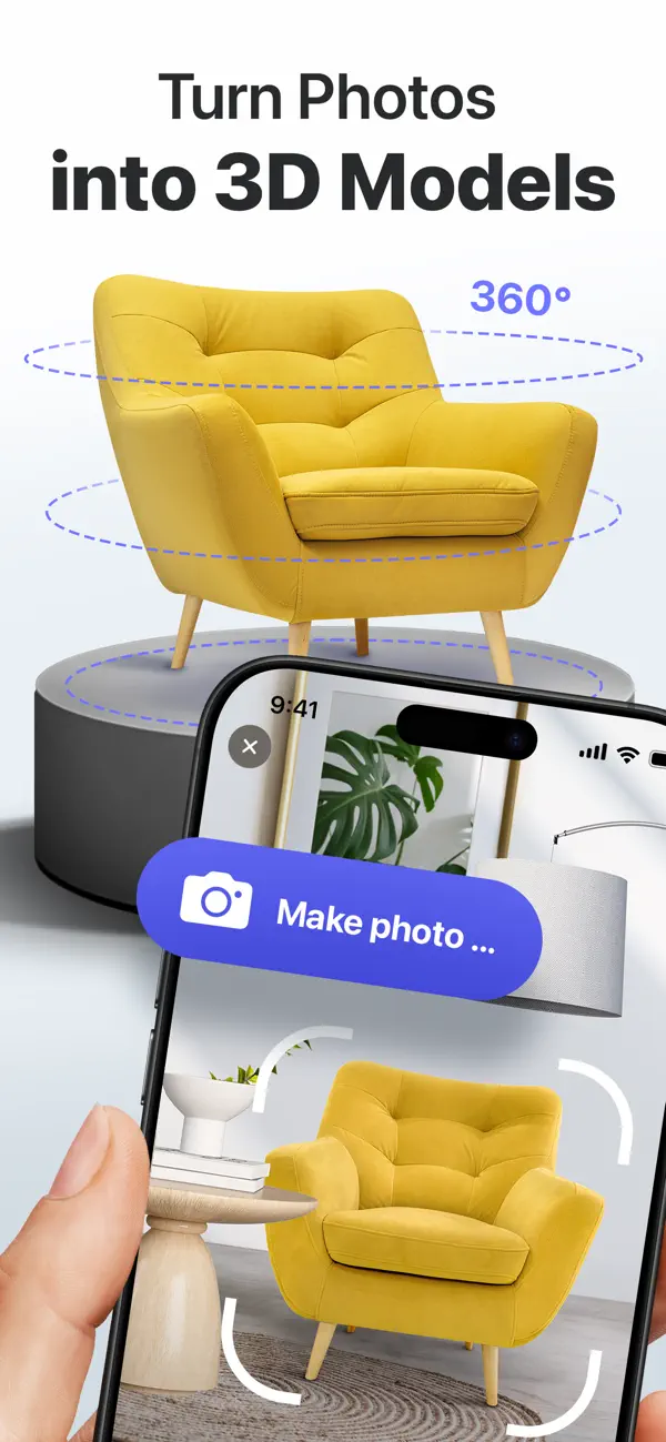 3D Snap: LiDAR Scanner & Ruler screenshot 2