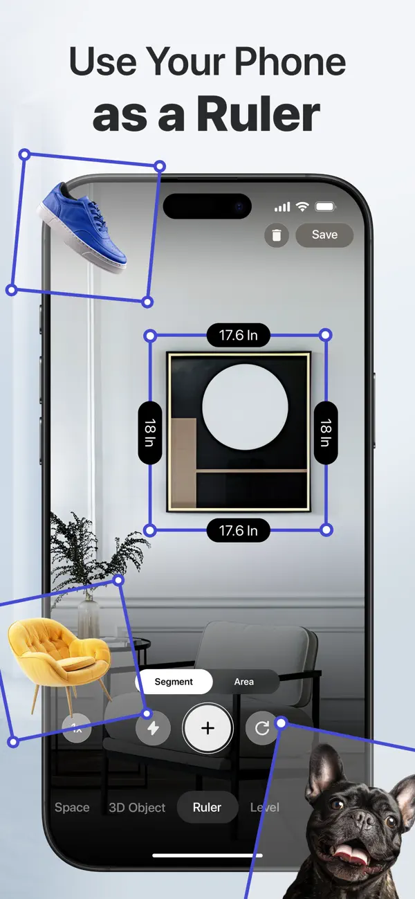 3D Snap: LiDAR Scanner & Ruler screenshot 4