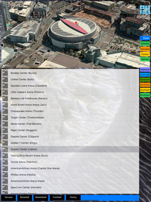 3D Sports Stadiums Lite screenshot 2