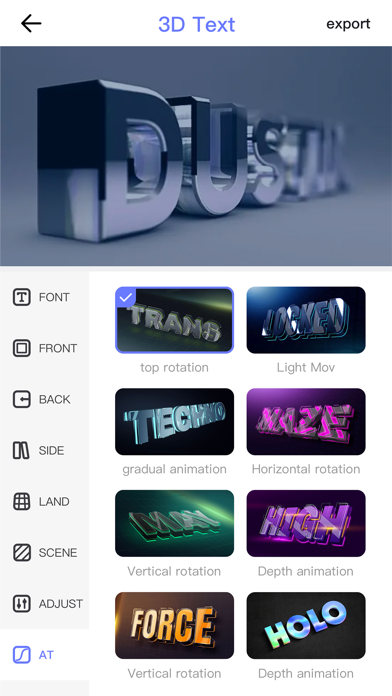 3D Text-AI Art Word Font Maker screenshot 4