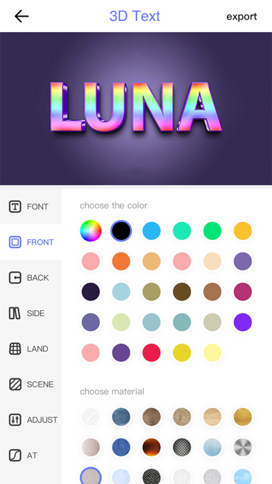 3D Text-AI Art Word Font Maker screenshot 2