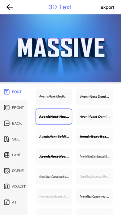 3D Text-AI Art Word Font Maker screenshot 3