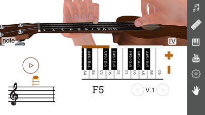 3D Ukulele Notes - Fingering screenshot 4
