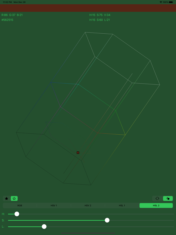 3DColorPicker screenshot 2