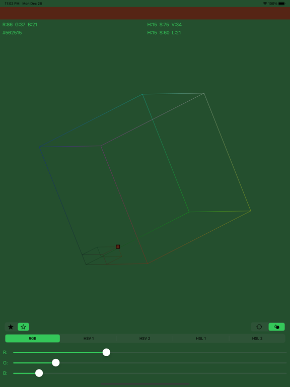 3DColorPicker screenshot 1