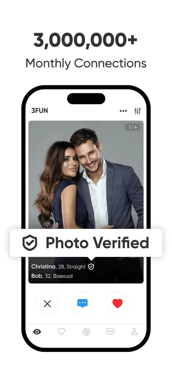 3Fun: Couples & Singles Dating screenshot 5