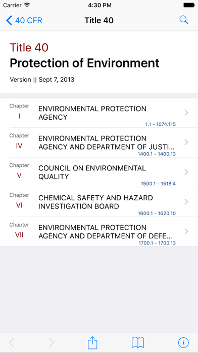 40 CFR - Protection of Environment (LawStack Ser.) screenshot 5