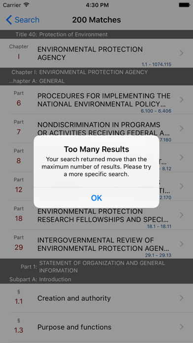 40 CFR - Protection of Environment (LawStack Ser.) screenshot 1