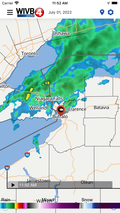 4Warn Weather - WIVB screenshot 1