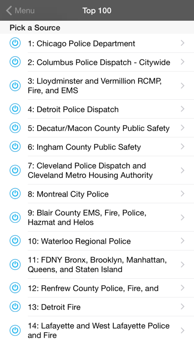 5-0 Radio Pro Police Scanner screenshot 1