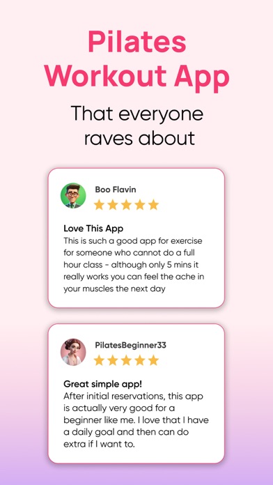 5 Minute Pilates Workout screenshot 1