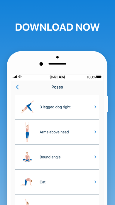 5 Minute Yoga Workouts screenshot 1