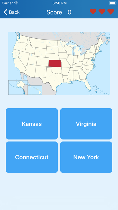 50 US states - Quiz screenshot 4