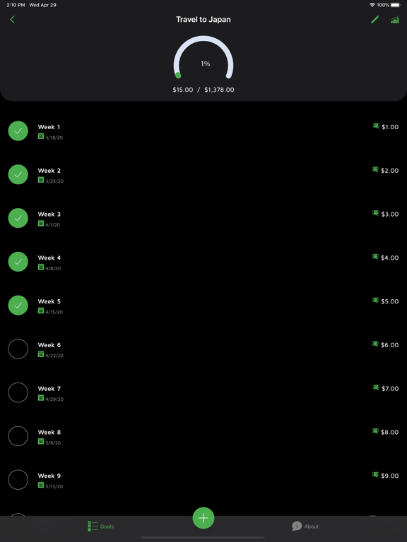 52 Week Challenge - Mobills screenshot 4