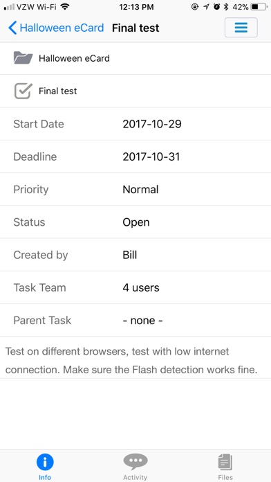 5pm Project Management on Time screenshot 1