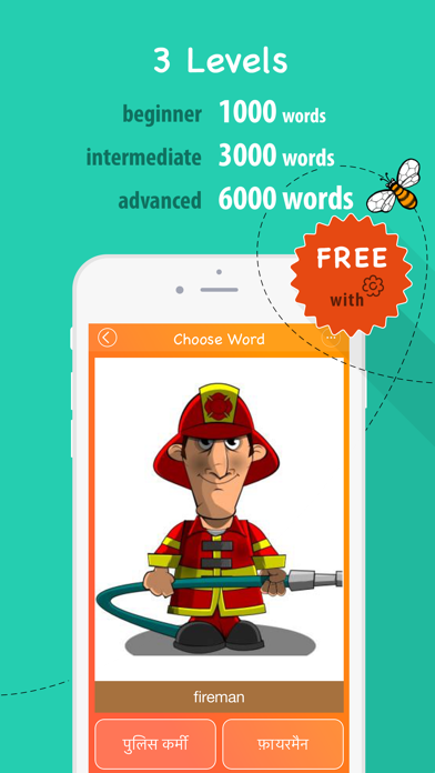 6000 Words - Learn Hindi Language for Free screenshot 3