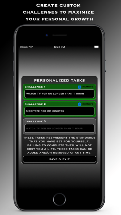 75 Day Program - Tough Habits screenshot 2