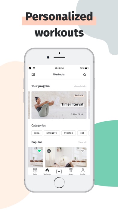 8fit Workouts & Meal Planner screenshot 4