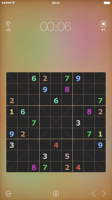 9 digits - sudoku variations screenshot 1