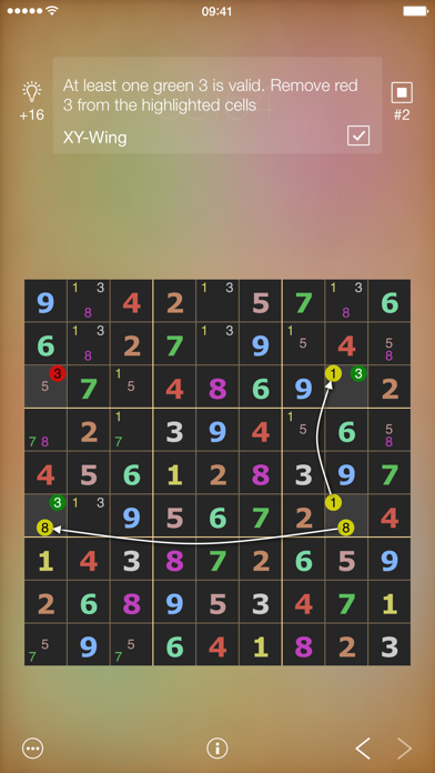 9 digits - sudoku variations screenshot 4