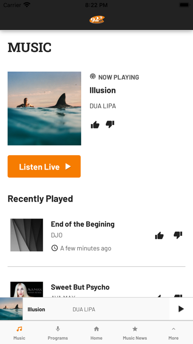 92.9 ZZU screenshot 4