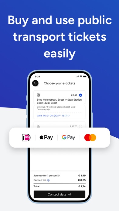 9292 travel planner + e-ticket screenshot 2