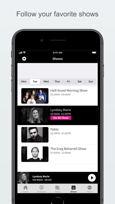 93X RADIO screenshot 3